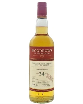 Cambus Woodrows Curators Cut flaske med 34 års kornwhisky